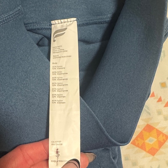 Fabletics || NWOT High-Waisted SculptKnit® Eyelet 7/8 (S) - Picture 5 of 10